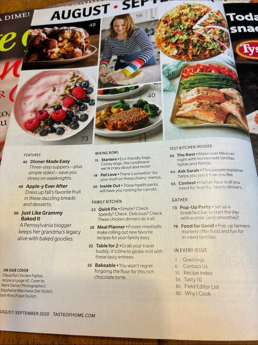 Lot of three Taste of Home cookbook Magazines